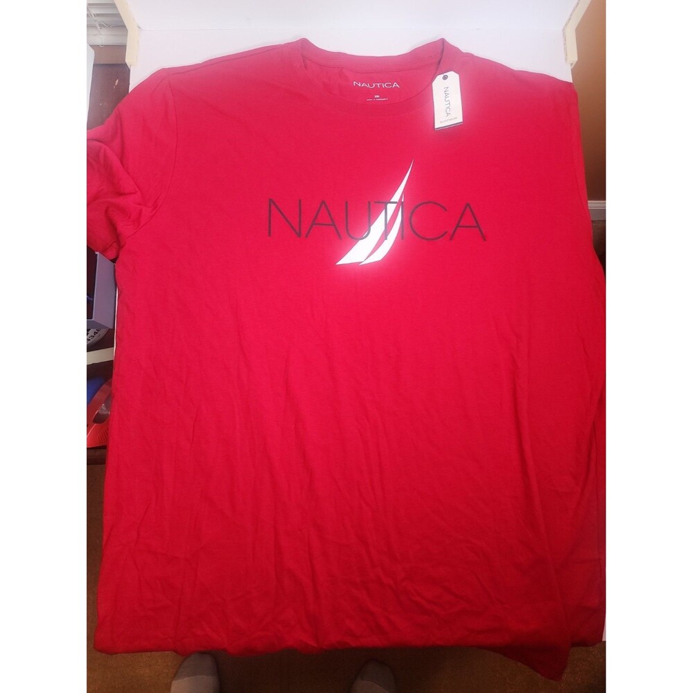 Nautica Spring T-Shirt Red Size XXL Sleepwear FKTN88 NWT